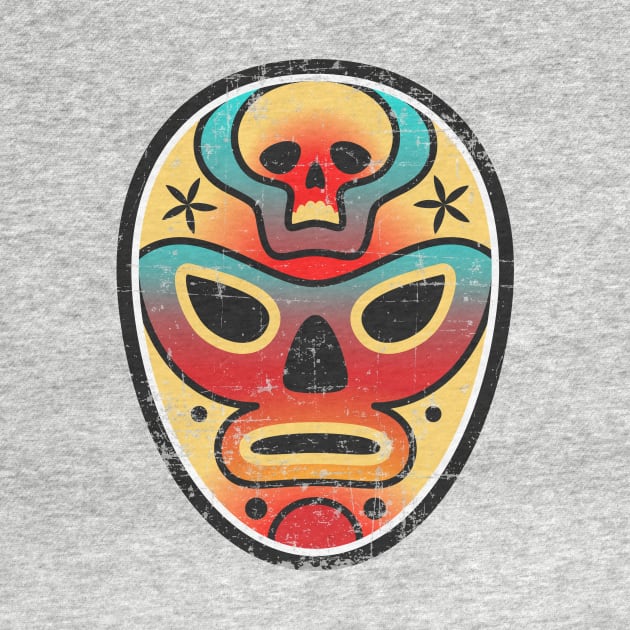 Luchador - Wrestling - Grunge design by verde